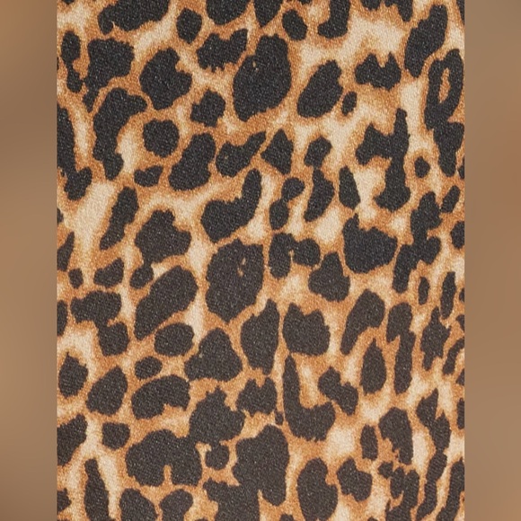 Frame Gillian Leopard-Print Silk Chiffon Blouse Size Medium (6-8) - Picture 13 of 16